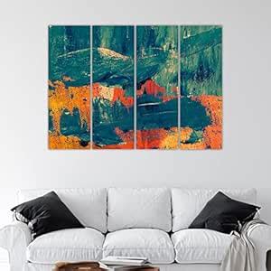 Inephos Modern Abstract Multiple Frames Wall Painting for Living Room ...