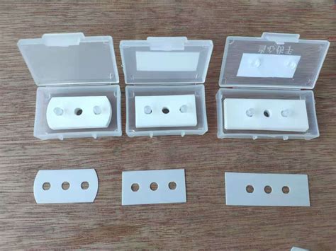 3 holes ceramics razor blades zund knives for packaging