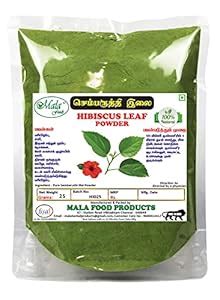 MALA : Hibiscus Leaf Powder 25 gms | Sembaruthi Leaf Powder - 25G ...