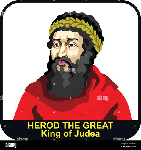 Herod I Great 1st King of Israel Herodian Stock Vector Image & Art - Alamy