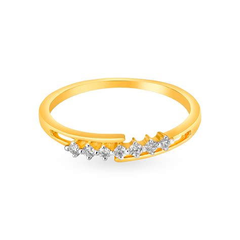 Minimal Diamond Finger Ring