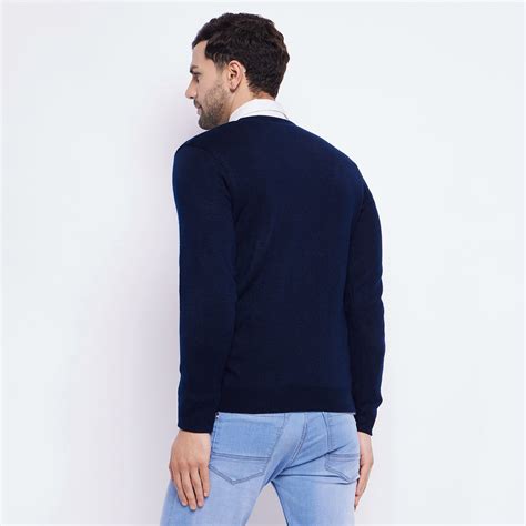 Duke Stardust Men Full Sleeve V Neck Reversible Sweater (SDS5200R)