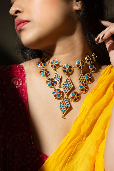 Japi Motif Har Set - Assamese Traditional Jewelry – parashabora