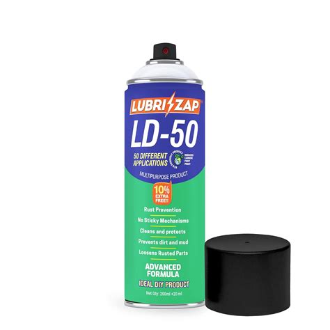 LUBRIZAP LD-50, Multipurpose Spray, 200ml Auto Maintenance, Rust ...