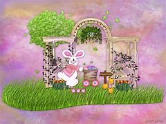 Image result for Vintage Happy Easter Bunny