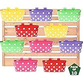 Leafy Tales Metal Chain Hanging Planter - Set of 5 (Rust Free - Red ...