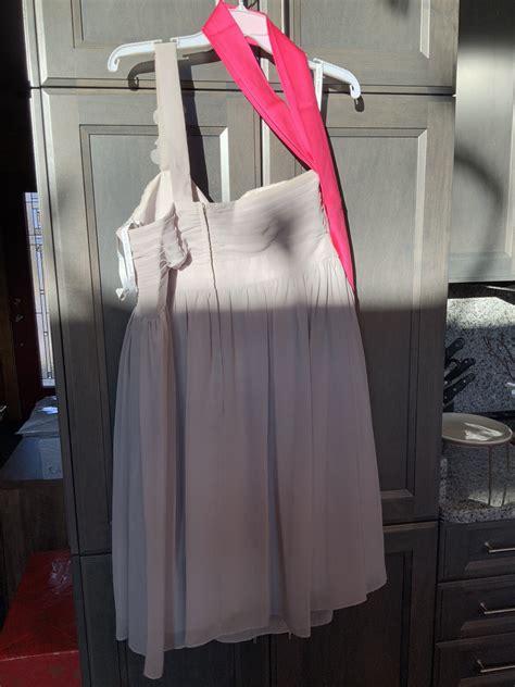 ALFRED ANGELO Women's Dress Gray One Shoulder Short Formal Gown. Plus ...