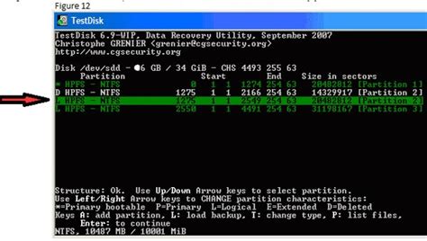 TestDisk Step by Step Guide 的图像结果