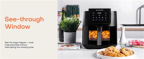 Nutricook 7.6L Air Fryer Slim XL (2025) with 100% Toxin-Free Ceramic ...