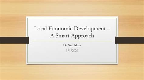Local Economic Development Process 的图像结果