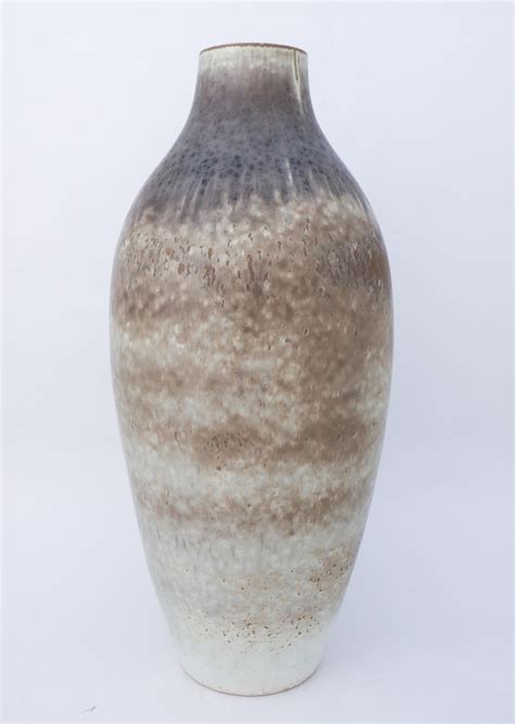 Large Ceramic Floor Vase, Carl-Harry Stålhane, Rörstrand 1950s, Grey ...