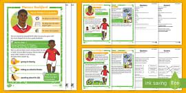 KS1 Neil Armstrong Differentiated Reading Comprehension Activity