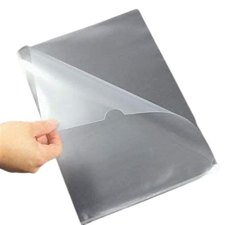 FUTURE X L File Folder A4 Size Transparent Clear Documents Holder Paper ...