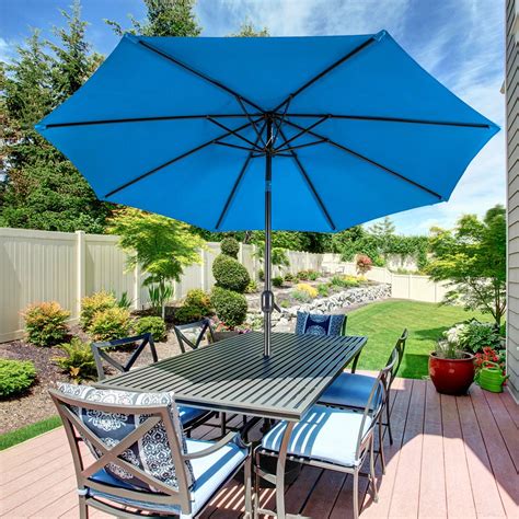 Betterland 10 FT Patio Umbrella Outdoor Adjustable India | Ubuy
