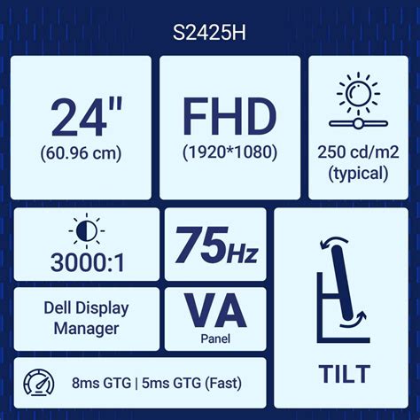 DELL 60.96 cm (24 inch) Full HD LED Backlit VA Panel with 16:9 Aspect ...