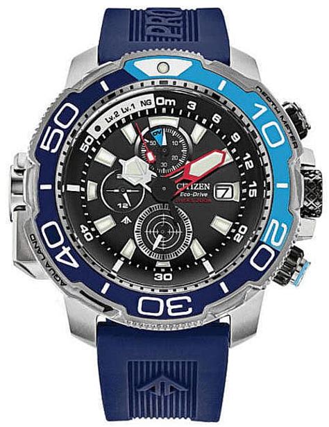 Men's Citizen Promaster Aqualand Depth Meter Divers India | Ubuy