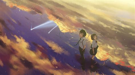 Your Name - Taki & Mitsuha 4K Ultra HD Wallpaper | 3840x2160 ...