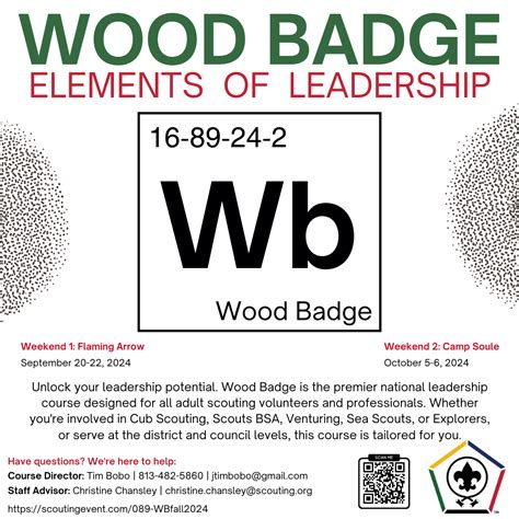 Wood Badge Elements of Leadership (Instagram Post) - Greater Tampa Bay Area Council