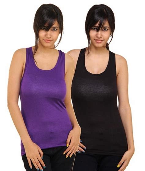 Phalin Pack of 2 - Premium Racer Back Tank TOP from : Amazon.in ...