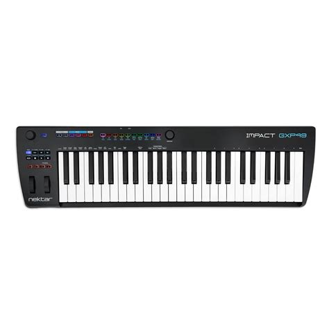 Nektar Impact GXP49 Full-Sized Semi-Weighted USB Midi Keyboard ...