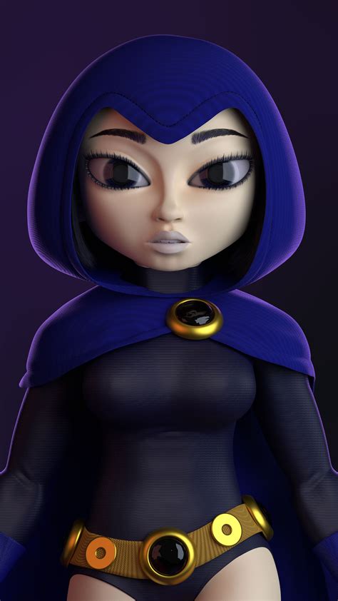 ArtStation - Raven from Teen Titans