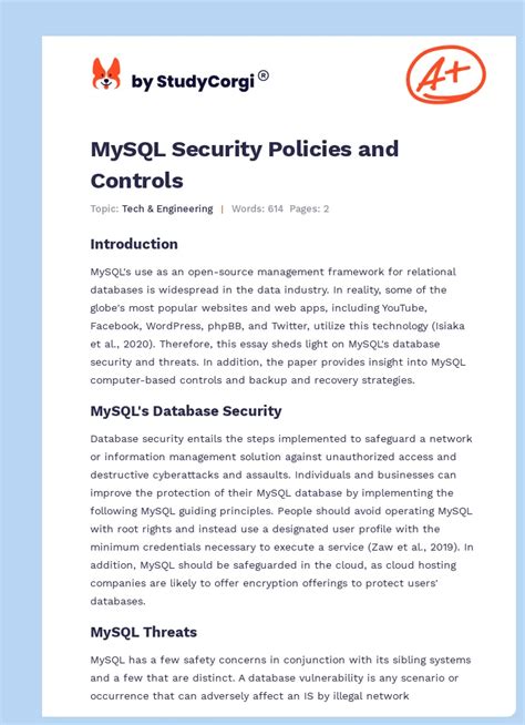Image result for MySQL Security Network