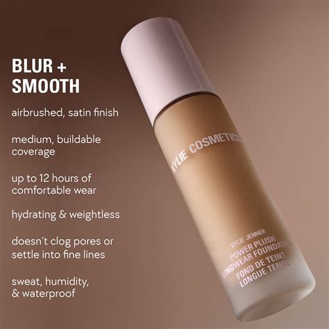 Kylie Cosmetics Power Plush Longwear Foundation • 2C Cold