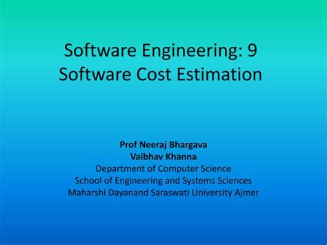 The Algorithm of Cost Modelling and Its Difficulties in Software Engineering 的图像结果