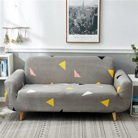 House of Quirk Universal Single Double Sofa Cover Big Elasticity Cover ...