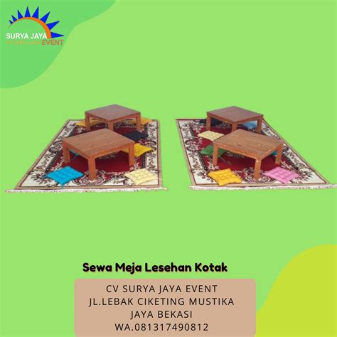 Sewa Meja Lesehan Di Jakarta Pelayanan Terbaik