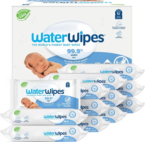 Amazon.com: Pampers Sensitive Baby Wipes, Water Based, Hypoallergenic ...