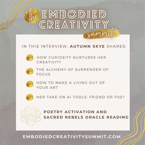 Embodied Creativity Summit - Autumn Skye Morrison
