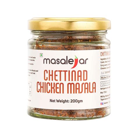 Masalejar Ready to Cook Chettinad Chicken Masala Spice Mix 200gm Serves ...