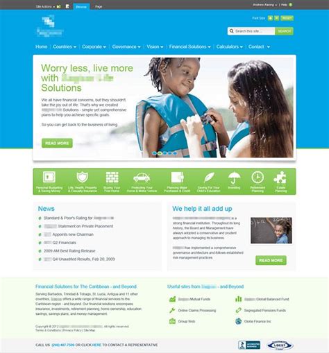 Image result for SharePoint Homepage Design