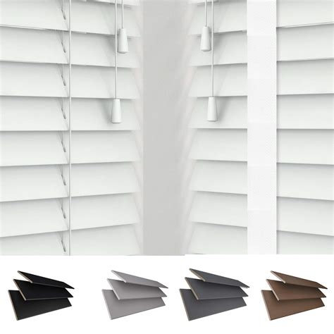 Buy Real Wood Venetian Blinds 50mm Slats [150cm Width x 120cm Drop ...