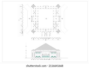 First Floor Plan Front View 的图像结果