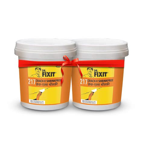 Dr. Fixit Acrylic 217 Crack-X-Shrink Free Filler For Plastered Walls ...
