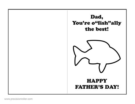 Printable Father Day Card - Printable Kids Activities