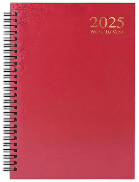 Buy ORBITRON 2025 Diary A5 Week to View Wiro Hardback Full Year ...