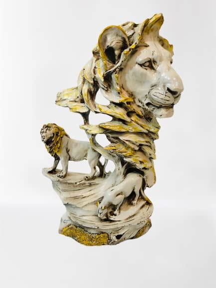 Buy Hanu Creations Presents King of Beasts Lion Family Gold (Shiny ...