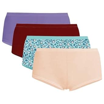 Buy Pepperika Teenage Girls Boyshort Underwear Stretchable Cotton ...