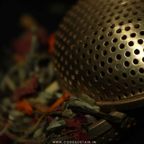 Brass Tea Strainer | Infuser | Codesustain Ventuures Pvt Ltd