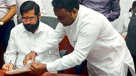 Nanded आमदार अंतापूरकरांचे मुख्यमंत्र्यांना साकडे | Sakal