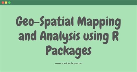 Image result for Geo Data Analysis Using R