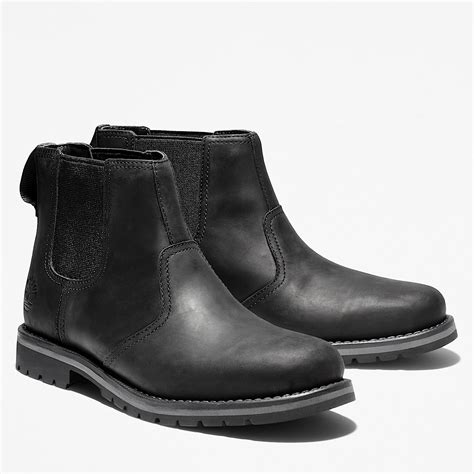 Larchmont Mid Chelsea Boot for Men in Black