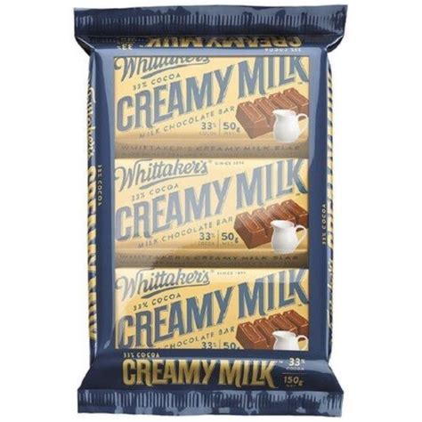 Buy Whittakers Creamy Milk Chocolate Slab 3 Pack FREE SHIPPING Online ...