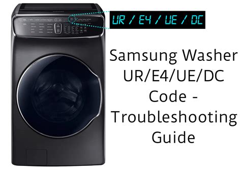 Image result for Samsung Washing Machine SC Error Code