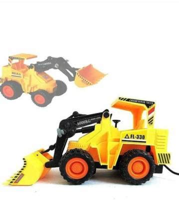 UNISAFE COLLECTION Remote Control Battery Operated JCB Crane Truck Toy ...