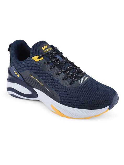 Buy Running Shoes For Men: Camp-Hustun-Navy-Mstd | Campus Shoes