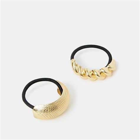 Set Of 2 Chain Metal Hair Cuff - Accessorize India